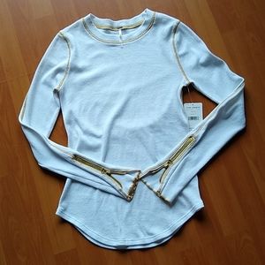 Free People Thermal Zipper Cuff NWT